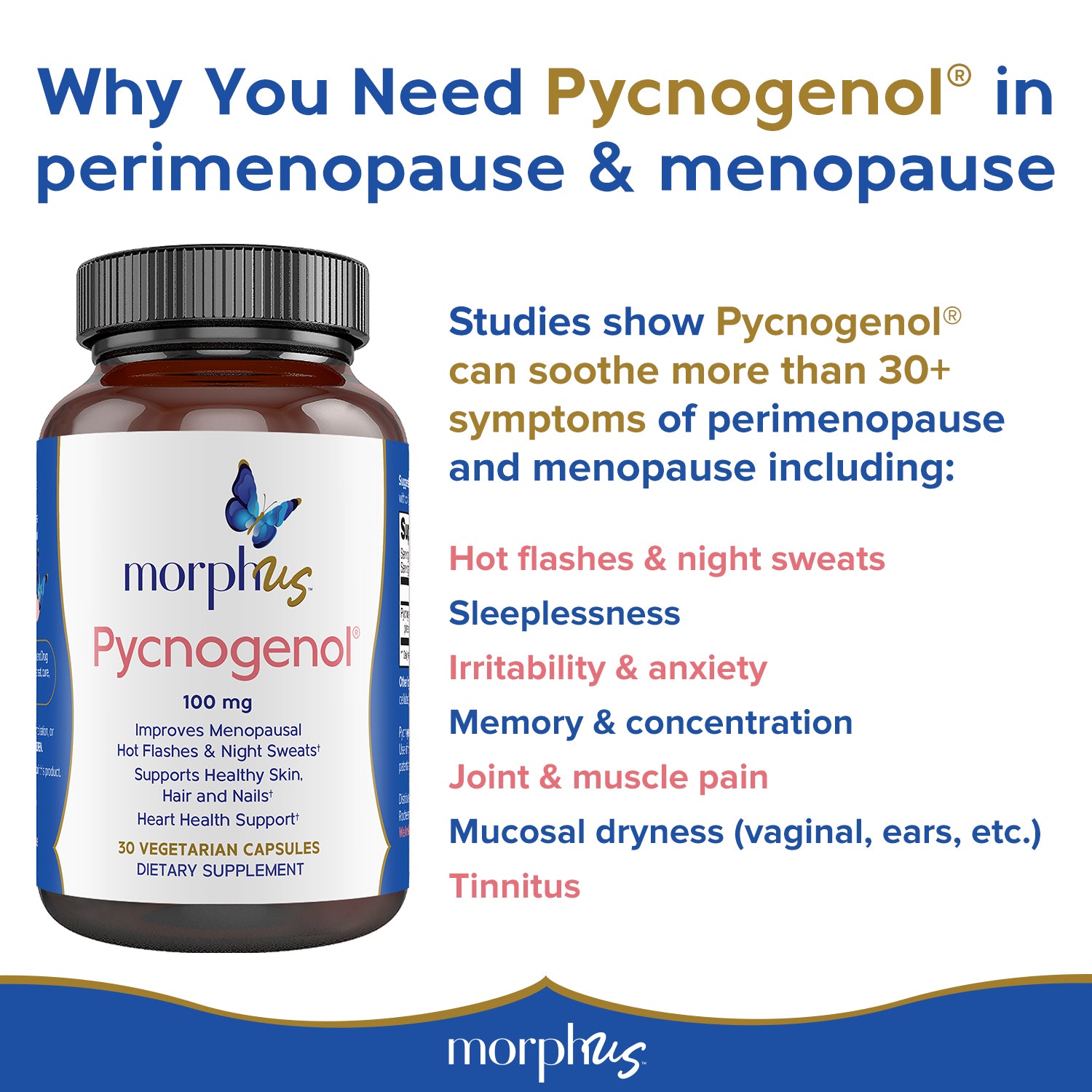 Pycnogenol® Supplement - French Maritime Pine Bark - Morphus